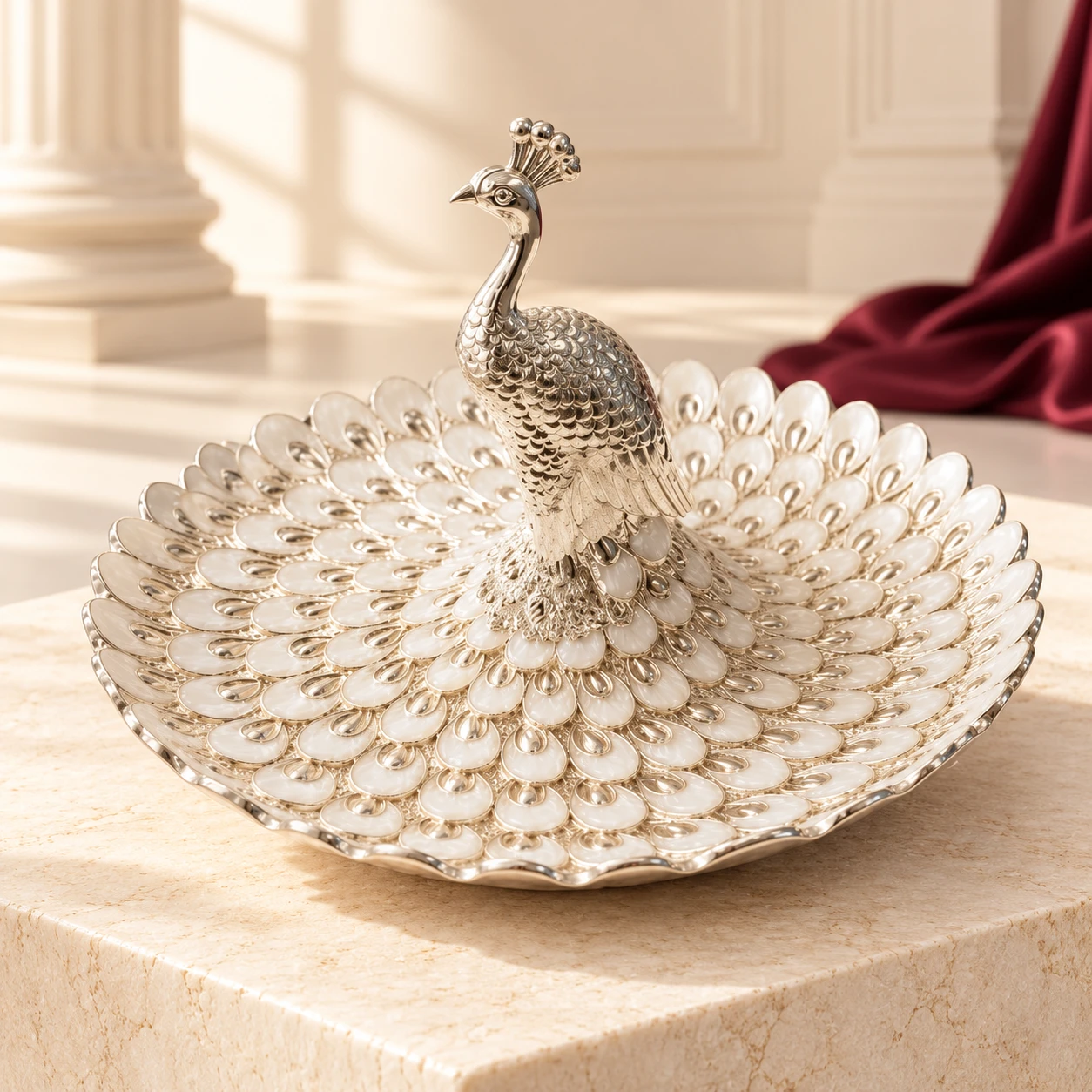 Peacock Platter